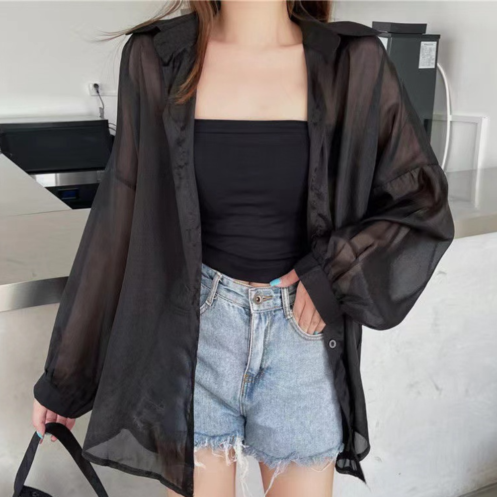 Chemise élégante à manches longues moderne été Fiore