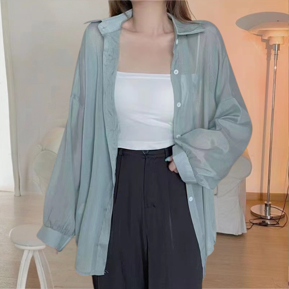 Chemise élégante à manches longues moderne été Fiore