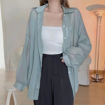 Chemise élégante à manches longues moderne été Fiore