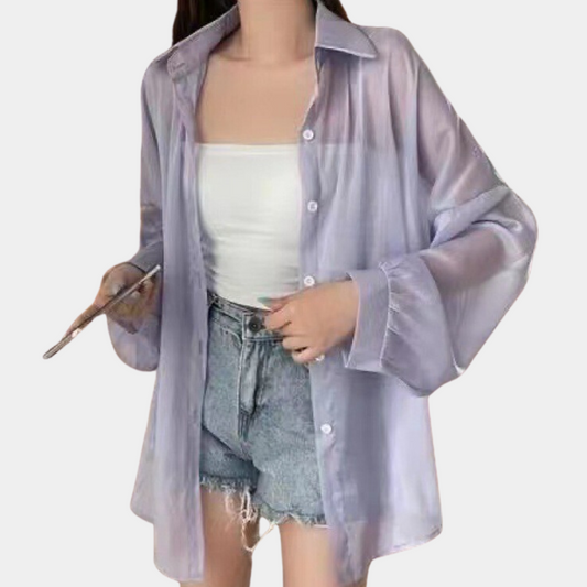 Chemise élégante à manches longues moderne été Fiore