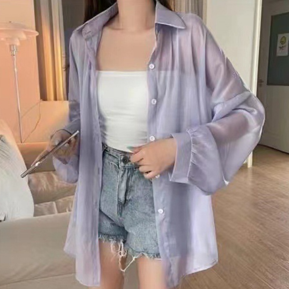 Chemise élégante à manches longues moderne été Fiore