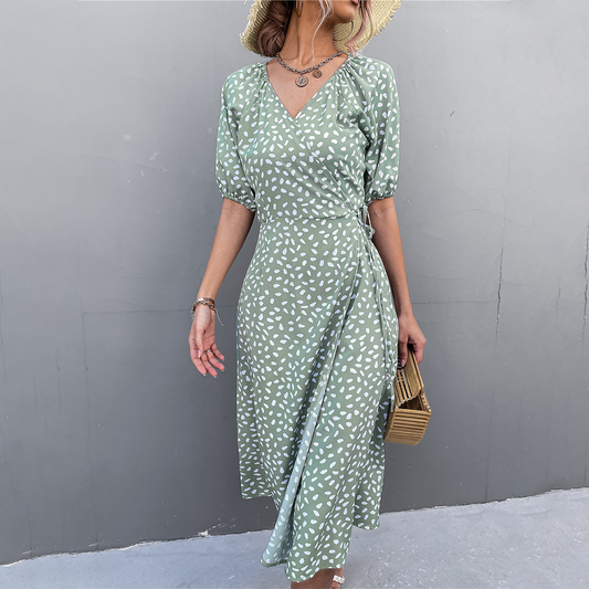 ALKMINI - Robe midi élégante