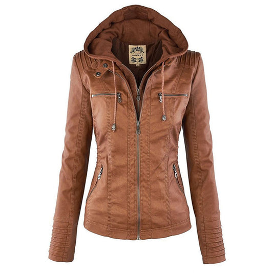Veste en cuir légère printemps été élégante Liesl