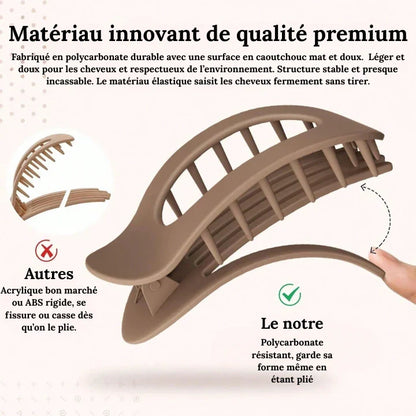 Pince à cheveux - Attachez vos cheveux. Oubliez l’inconfort