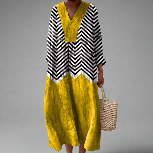 Yulia™ | Robe géométrique élégante