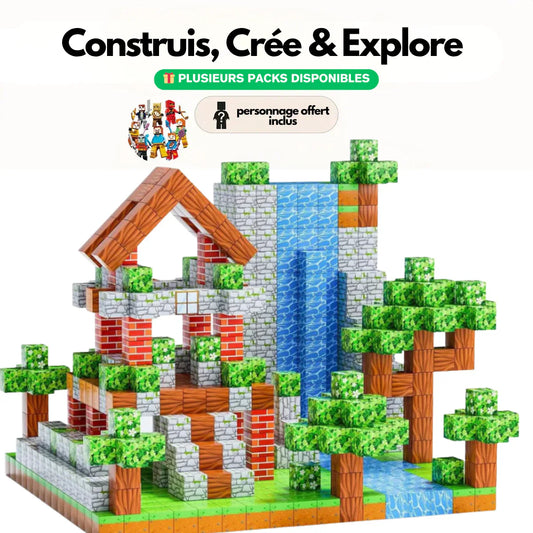 Evacraft® Blocs de construction magnétiques