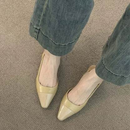 Célia – sandales plates à bout pointu chic d’été