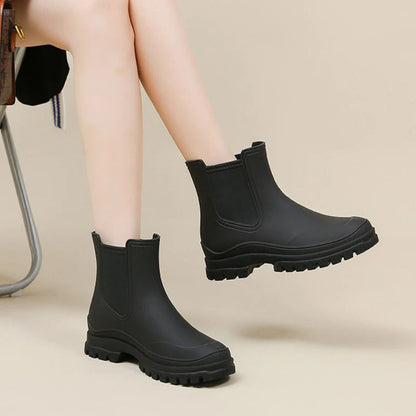 Bottes de pluie imperméables tendance automne hiver Élégance