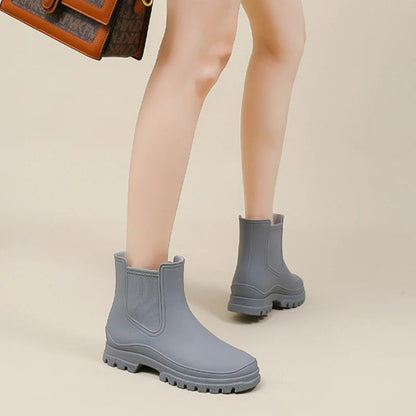 Bottes de pluie imperméables tendance automne hiver Élégance