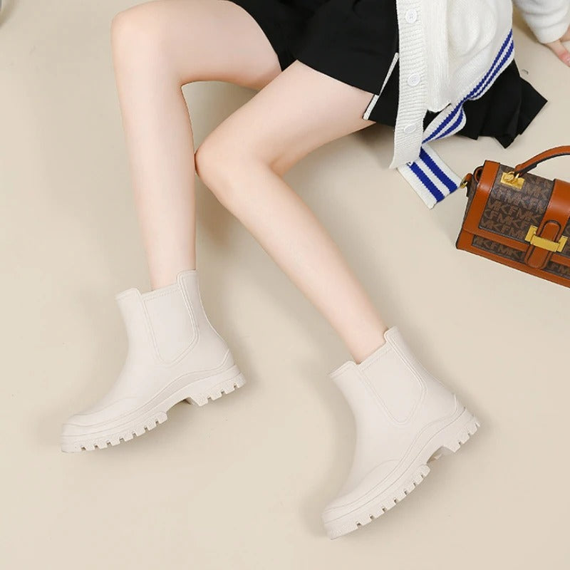 Bottes de pluie imperméables tendance automne hiver Élégance