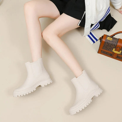 Bottes de pluie imperméables tendance automne hiver Élégance