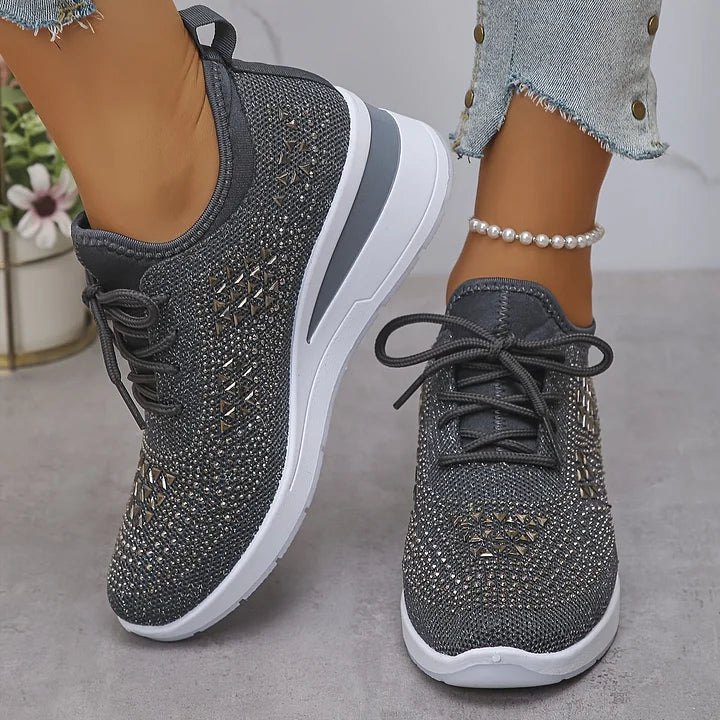 Bea | Éclat Baskets Orthopédiques Pailletées