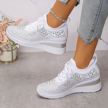 Bea | Éclat Baskets Orthopédiques Pailletées