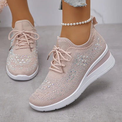 Bea | Éclat Baskets Orthopédiques Pailletées