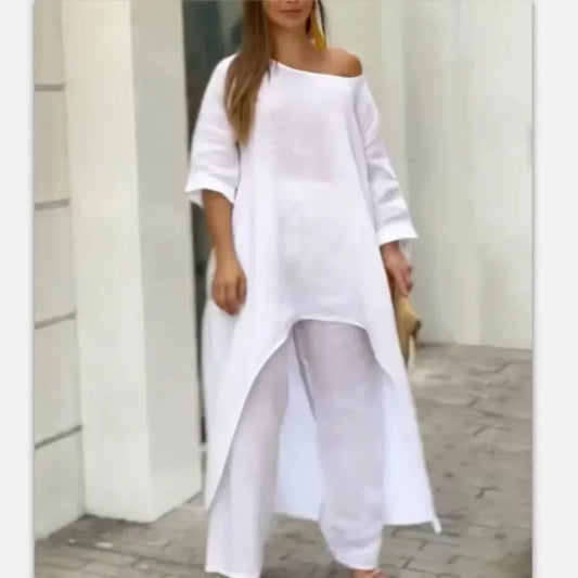 Lily - ensemble en coton et lin pour un style quotidien