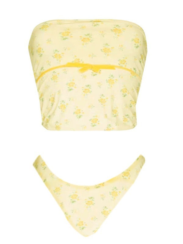 Lucille - ensemble bikini fleuri romantique