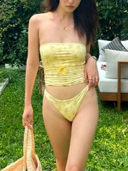 Lucille - ensemble bikini fleuri romantique