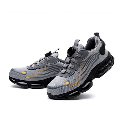 🔥Livraison gratuite - Baskets élégantes unisexes, chaussures de sécurité antidérapantes avec crampons antichocs【Sécurité : S3】