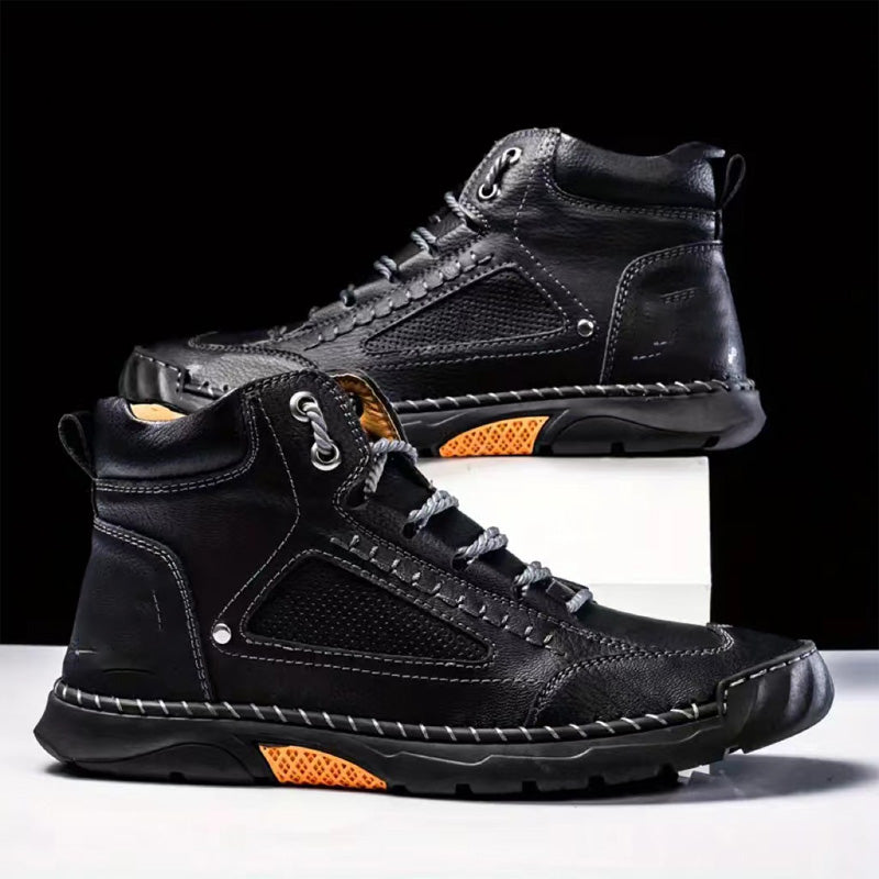 💥Hot Vente💥 Bottes Plates Homme Cousues à la Main – Style & Confort Ultime 💥