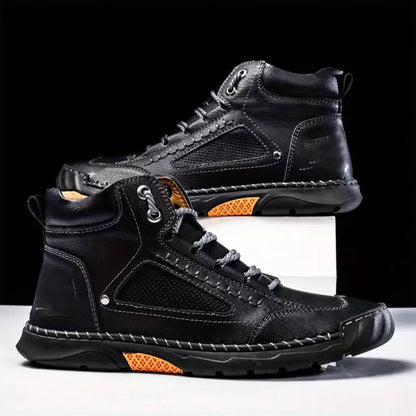 💥Hot Vente💥 Bottes Plates Homme Cousues à la Main – Style & Confort Ultime 💥