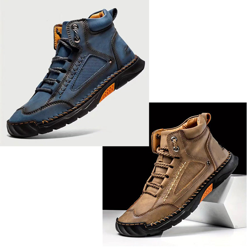 💥Hot Vente💥 Bottes Plates Homme Cousues à la Main – Style & Confort Ultime 💥