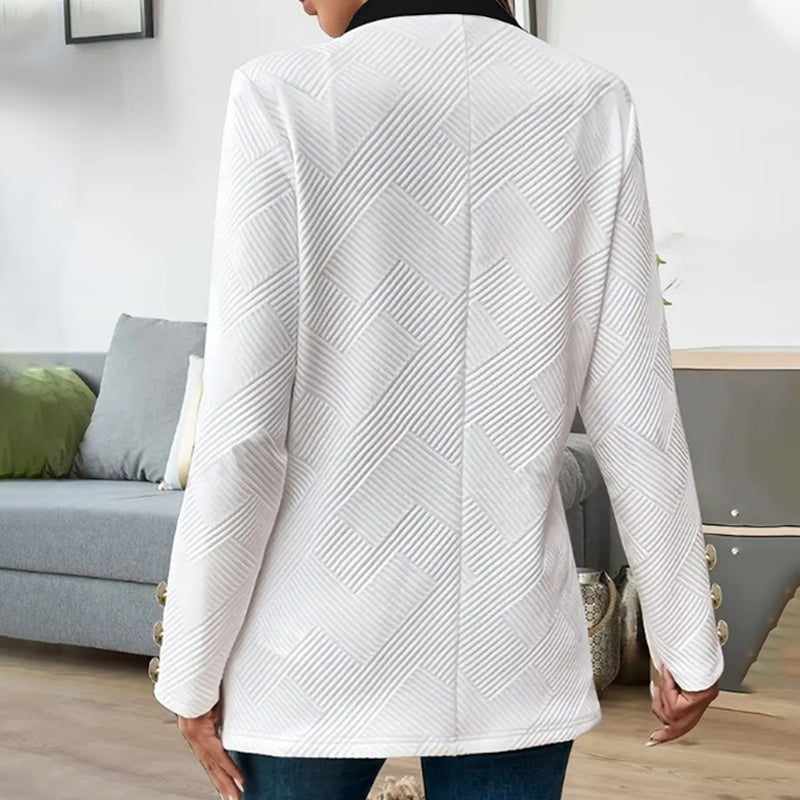 Manteau ouvert sur le devant pour femme, élégant et coloré