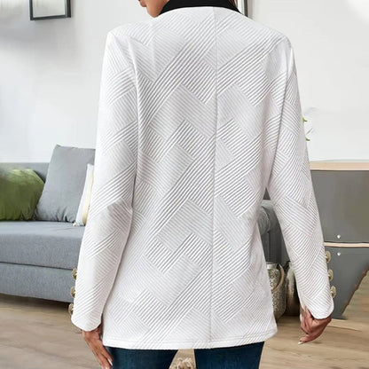 Manteau ouvert sur le devant pour femme, élégant et coloré