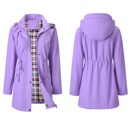 ✨Dernier jour magique : -50 % sur les trenchs longs à capuche imperméables pour femme